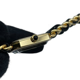 シャネル CHANEL プルミエール S H0001 ブラック GP×革ベルト クオーツ レディース 腕時計