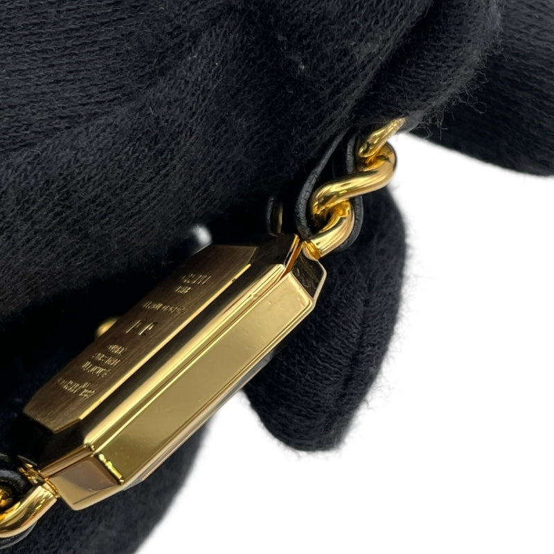 シャネル CHANEL プルミエール S H0001 ブラック GP×革ベルト クオーツ レディース 腕時計