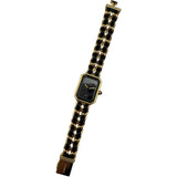 シャネル CHANEL プルミエールS H0001 ブラック GP×革ベルト クオーツ レディース 腕時計