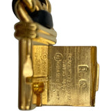 シャネル CHANEL プルミエールS H0001 ブラック GP×革ベルト クオーツ レディース 腕時計