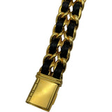 シャネル CHANEL プルミエールM H0001 ブラック GP×革ベルト クオーツ レディース 腕時計