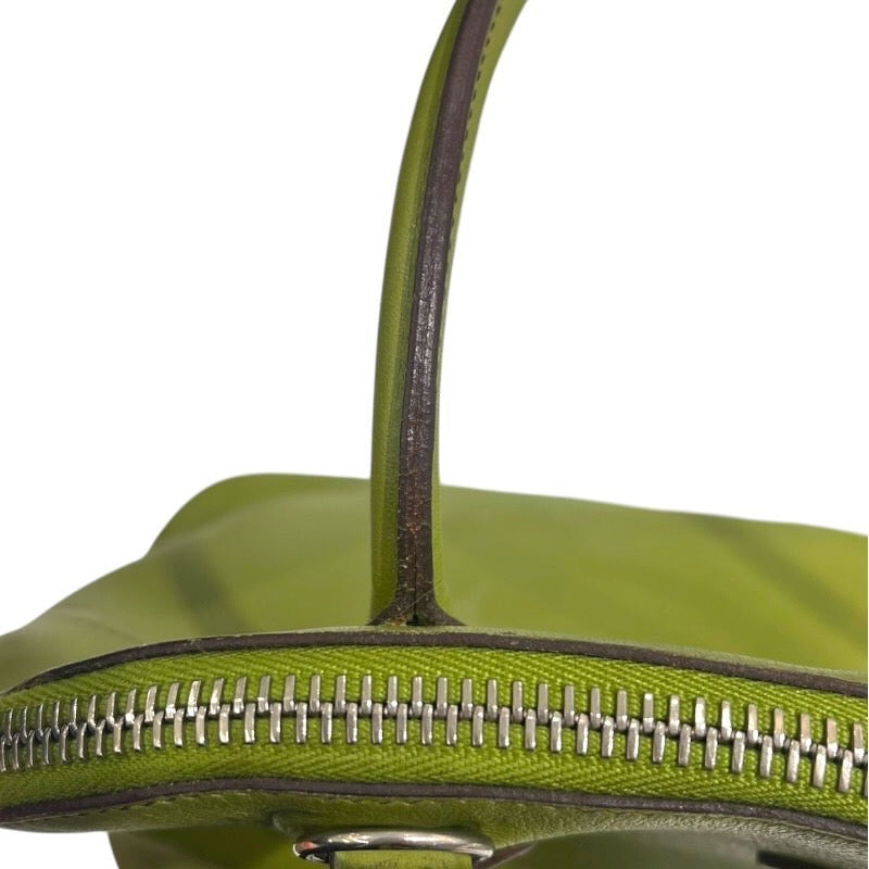 エルメス HERMES ボリード27 □J刻 アニスグリーン/シルバー金具 スイフト レディース ハンドバッグ