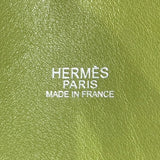 エルメス HERMES ボリード27 □J刻 アニスグリーン/シルバー金具 スイフト レディース ハンドバッグ
