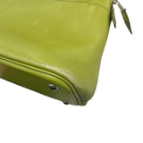 エルメス HERMES ボリード27 □J刻 アニスグリーン/シルバー金具 スイフト レディース ハンドバッグ