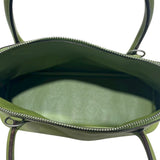 エルメス HERMES ボリード27 □J刻 アニスグリーン/シルバー金具 スイフト レディース ハンドバッグ