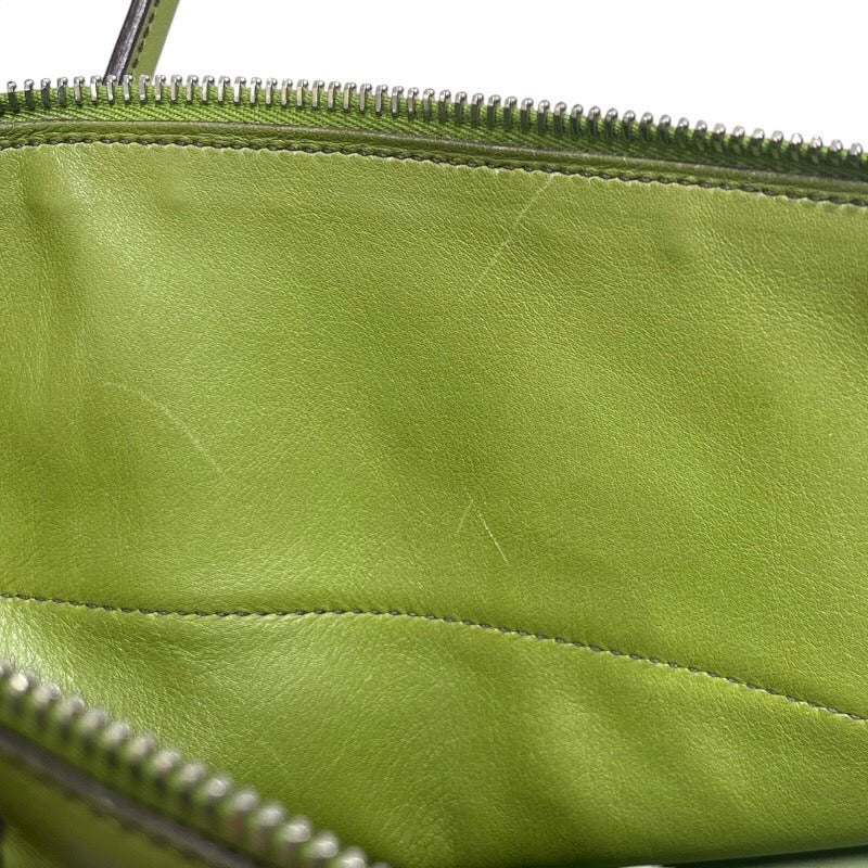 エルメス HERMES ボリード27 □J刻 アニスグリーン/シルバー金具 スイフト レディース ハンドバッグ