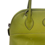 エルメス HERMES ボリード27 □J刻 アニスグリーン/シルバー金具 スイフト レディース ハンドバッグ