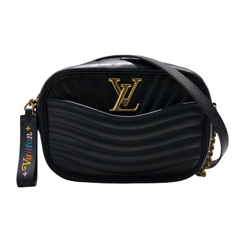 ルイ・ヴィトン LOUIS VUITTON ニューウェーブカメラバッグ M53682 ブラック レザー レディース ショルダーバッグ