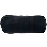 エルメス HERMES ヴァルパライソMM ブラック トワル･レザー メンズ ハンドバッグ