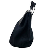 エルメス HERMES ヴァルパライソMM ブラック トワル･レザー メンズ ハンドバッグ