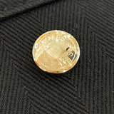 エルメス HERMES ヴァルパライソMM ブラック トワル･レザー メンズ ハンドバッグ