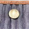 エルメス HERMES ガーデンパーティTPM ブルーインディゴ・マロン トワルデニムカヌレ レディース ハンドバッグ