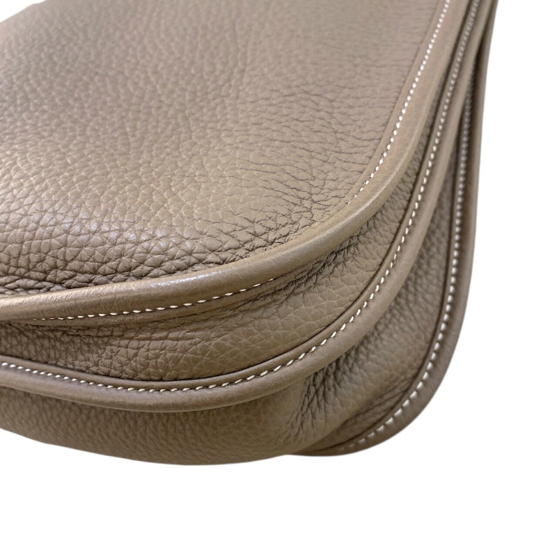 エルメス HERMES エヴリン3PM W刻 (2024年製) エトゥープ/GD金具 トリヨン レディース ショルダーバッグ