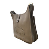 エルメス HERMES エヴリン3PM W刻 (2024年製) エトゥープ/GD金具 トリヨン レディース ショルダーバッグ