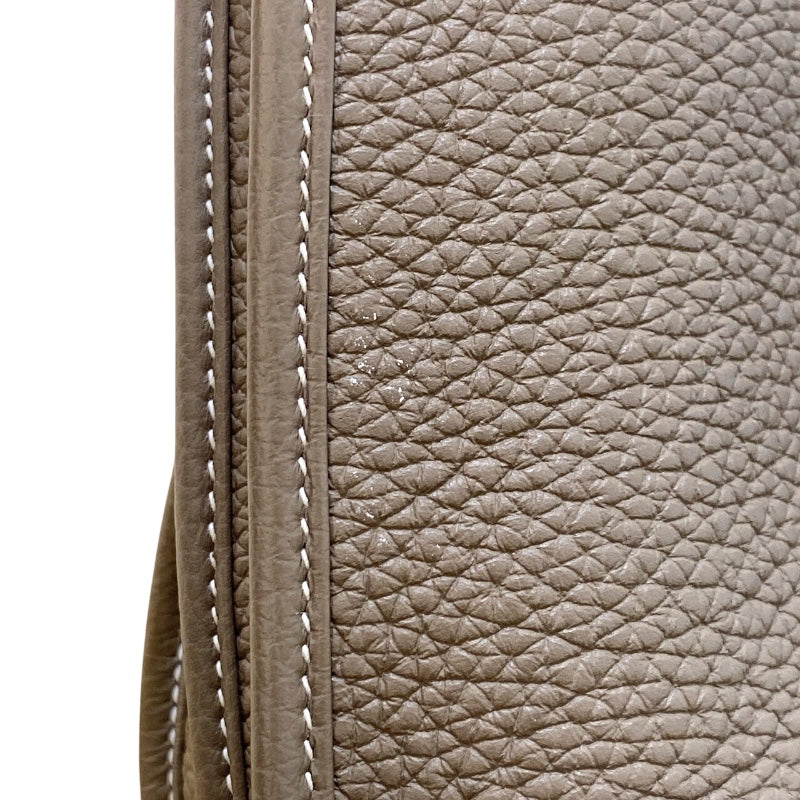 エルメス HERMES エヴリン3PM W刻 (2024年製) エトゥープ/GD金具 トリヨン レディース ショルダーバッグ