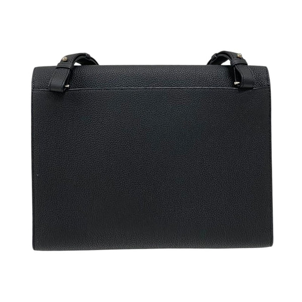 エルメス HERMES サックアデペッシュ メッセンジャー U刻 ブラック シルバー金具 トゴ メンズ ショルダーバッグ