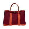 エルメス HERMES ガーデンパーティTPM ルージュグレナ×オレンジポピー トワル ネゴンダ レディース トートバッグ