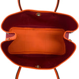 エルメス HERMES ガーデンパーティTPM ルージュグレナ×オレンジポピー トワル ネゴンダ レディース トートバッグ