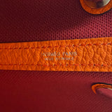 エルメス HERMES ガーデンパーティTPM ルージュグレナ×オレンジポピー トワル ネゴンダ レディース トートバッグ