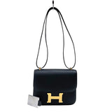 エルメス HERMES コンスタンス3 ミニ W刻 ブラック ゴールド金具 エプソン レディース ショルダーバッグ