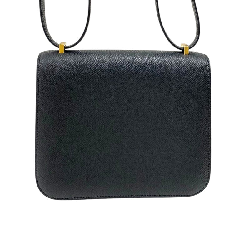 エルメス HERMES コンスタンス3 ミニ W刻 ブラック ゴールド金具 エプソン レディース ショルダーバッグ