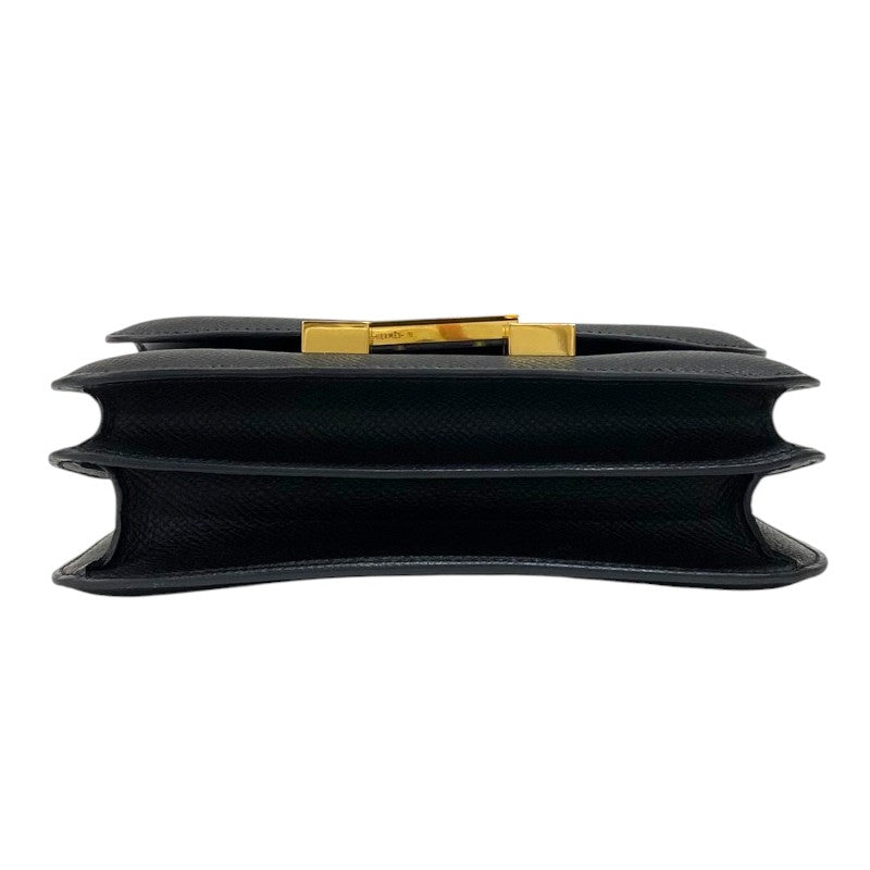 エルメス HERMES コンスタンス3 ミニ W刻 ブラック ゴールド金具 エプソン レディース ショルダーバッグ