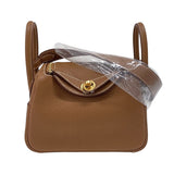 エルメス HERMES リンディミニ K刻 ゴールド ゴールド金具 トリヨンクレマンス レディース ショルダーバッグ