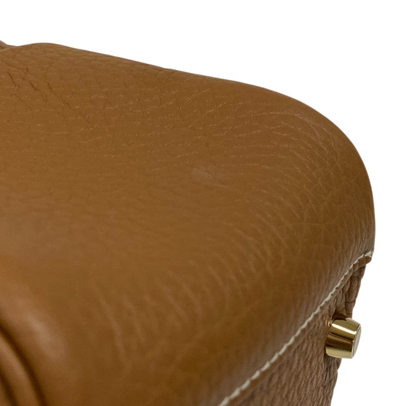 エルメス HERMES リンディミニ K刻 ゴールド ゴールド金具 トリヨンクレマンス レディース ショルダーバッグ