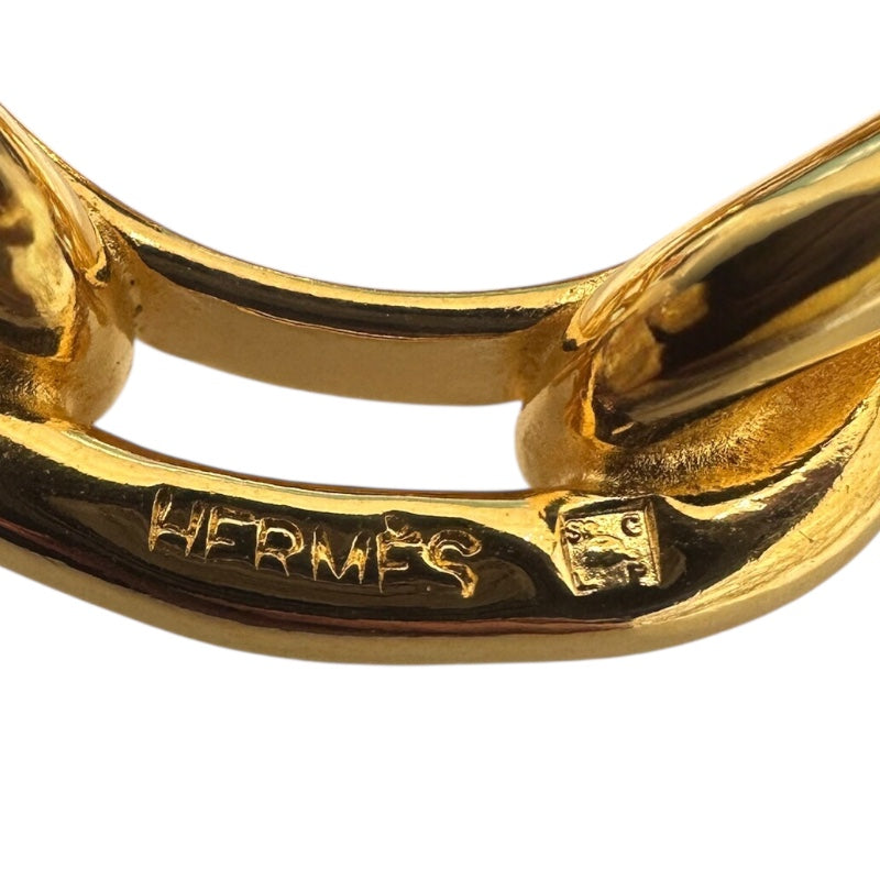 エルメス HERMES ルガデ　スカーフリング ゴールド メタル ユニセックス リング・指輪