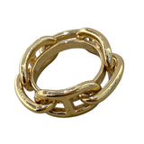 エルメス HERMES ルガデスカーフリング ゴールド メタル アクセサリー