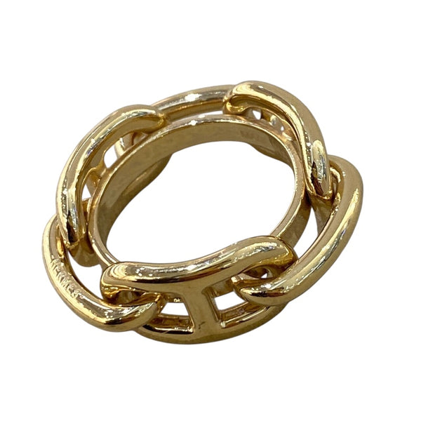 エルメス HERMES ルガデスカーフリング ゴールド メタル アクセサリー