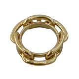 エルメス HERMES ルガデスカーフリング ゴールド メタル アクセサリー