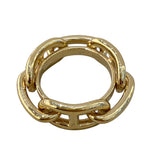 エルメス HERMES ルガデスカーフリング ゴールド メタル アクセサリー