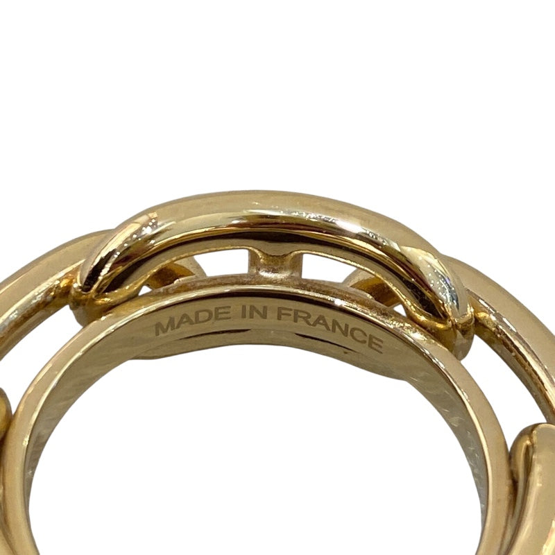 エルメス HERMES ルガデスカーフリング ゴールド メタル アクセサリー