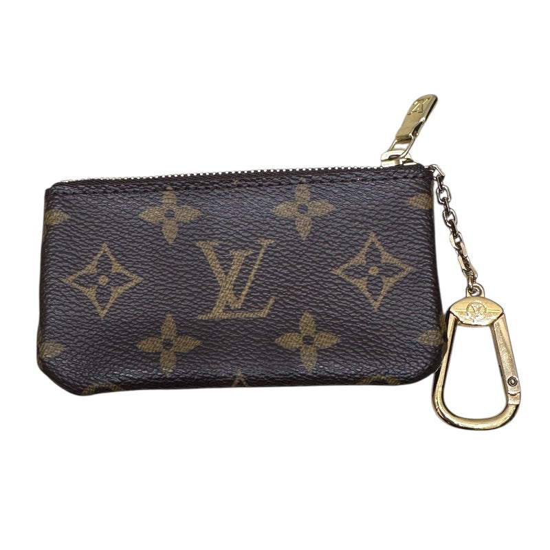 美品✨ルイヴィトン　ポシェットクレ　パース　ケース　M62650 ルイ・ヴィトン LOUIS VUITTON ポシェット・クレ M62650 ブラウン PVC