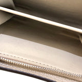 ルイ・ヴィトン LOUIS VUITTON ポルトフォイユ･クレア M80817 ベージュ/SV金具 カーフ マヒナ レディース 二つ折り財布