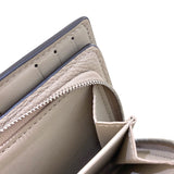 ルイ・ヴィトン LOUIS VUITTON ポルトフォイユ･クレア M80817 ベージュ/SV金具 カーフ マヒナ レディース 二つ折り財布