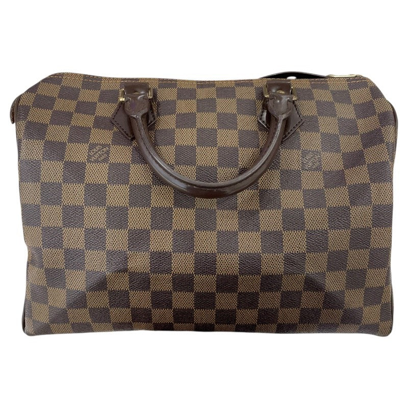 ルイ・ヴィトン LOUIS VUITTON スピーディ30 N41531 ブラウン ゴールド金具 PVC ダミエ レディース ハンドバッグ