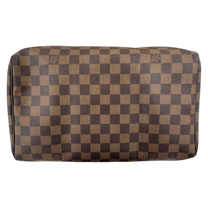 ルイ・ヴィトン LOUIS VUITTON スピーディ30 N41531 ブラウン ゴールド金具 PVC ダミエ レディース ハンドバッグ