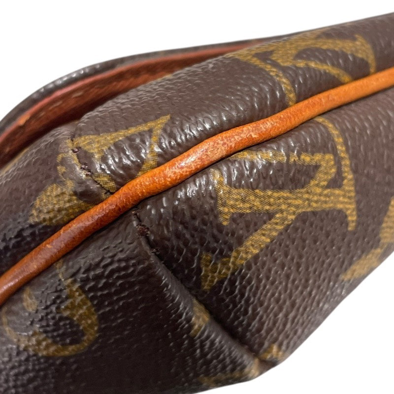 ルイ・ヴィトン LOUIS VUITTON ミュゼット・サルサ ショート M51258 ブラウン ゴールド金具 PVC モノグラム レディース ショルダーバッグ