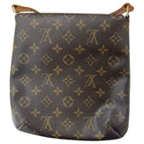 ルイ・ヴィトン LOUIS VUITTON ミュゼット・サルサ ショート M51258 ブラウン ゴールド金具 PVC モノグラム レディース ショルダーバッグ