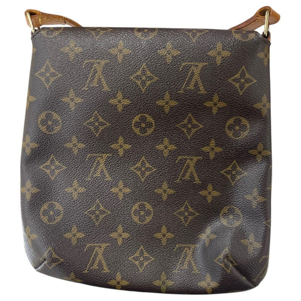 ルイ・ヴィトン LOUIS VUITTON ミュゼット・サルサ ショート M51258 ブラウン ゴールド金具 PVC モノグラム レディース ショルダーバッグ