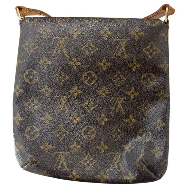 ルイ・ヴィトン LOUIS VUITTON ミュゼット・サルサ ショート M51258 ブラウン ゴールド金具 PVC モノグラム レディース ショルダーバッグ