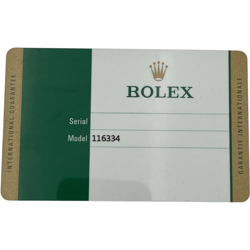 ロレックス ROLEX デイトジャスト2 116334 ブルー SS/WG メンズ 腕時計