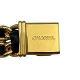 シャネル CHANEL プルミエールM H0001 ブラック GP レディース 腕時計