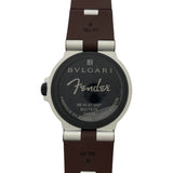 ブルガリ BVLGARI アルムニウム GMT フェンダー 世界1200本限定 BB40ATGMT ブラウン アルミニウム/ラバーベルト メンズ 腕時計