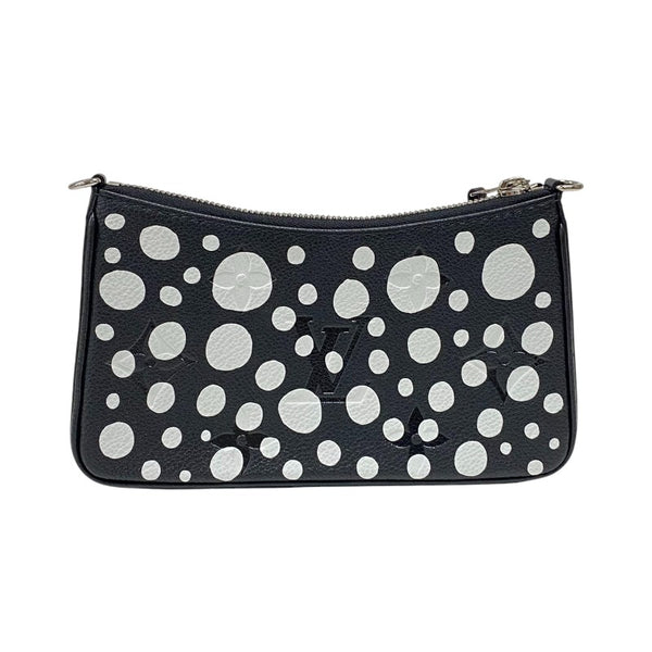 ルイ・ヴィトン LOUIS VUITTON イージーポーチ・オン ストラップ 草間彌生 M81908 ブラック レディース ショルダーバッグ