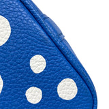 ルイ・ヴィトン LOUIS VUITTON ナノ・ノエ 草間彌生 M81985 ブルー モノグラム・アンプラント レディース ショルダーバッグ