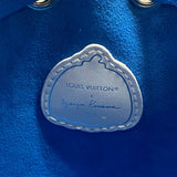 ルイ・ヴィトン LOUIS VUITTON ナノ・ノエ 草間彌生 M81985 ブルー モノグラム・アンプラント レディース ショルダーバッグ