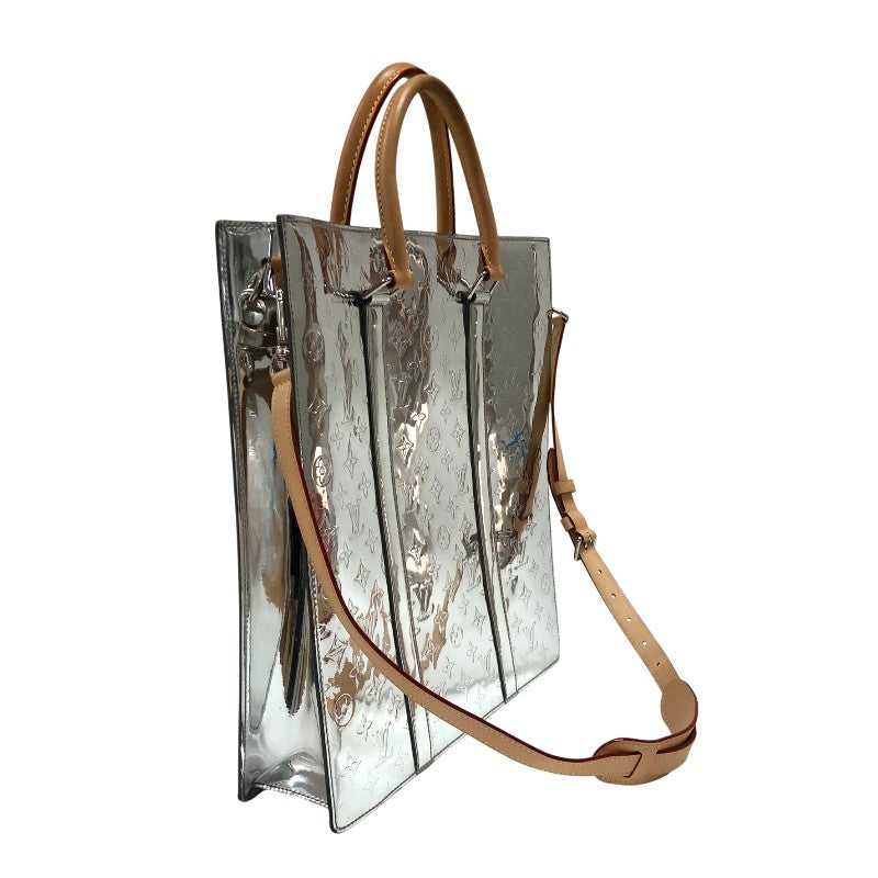 ルイ・ヴィトン LOUIS VUITTON ミラー サックプラ 2wayショルダーバッグ M45884 シルバー モノグラム・ミラー キャンバス レディース ショルダーバッグ